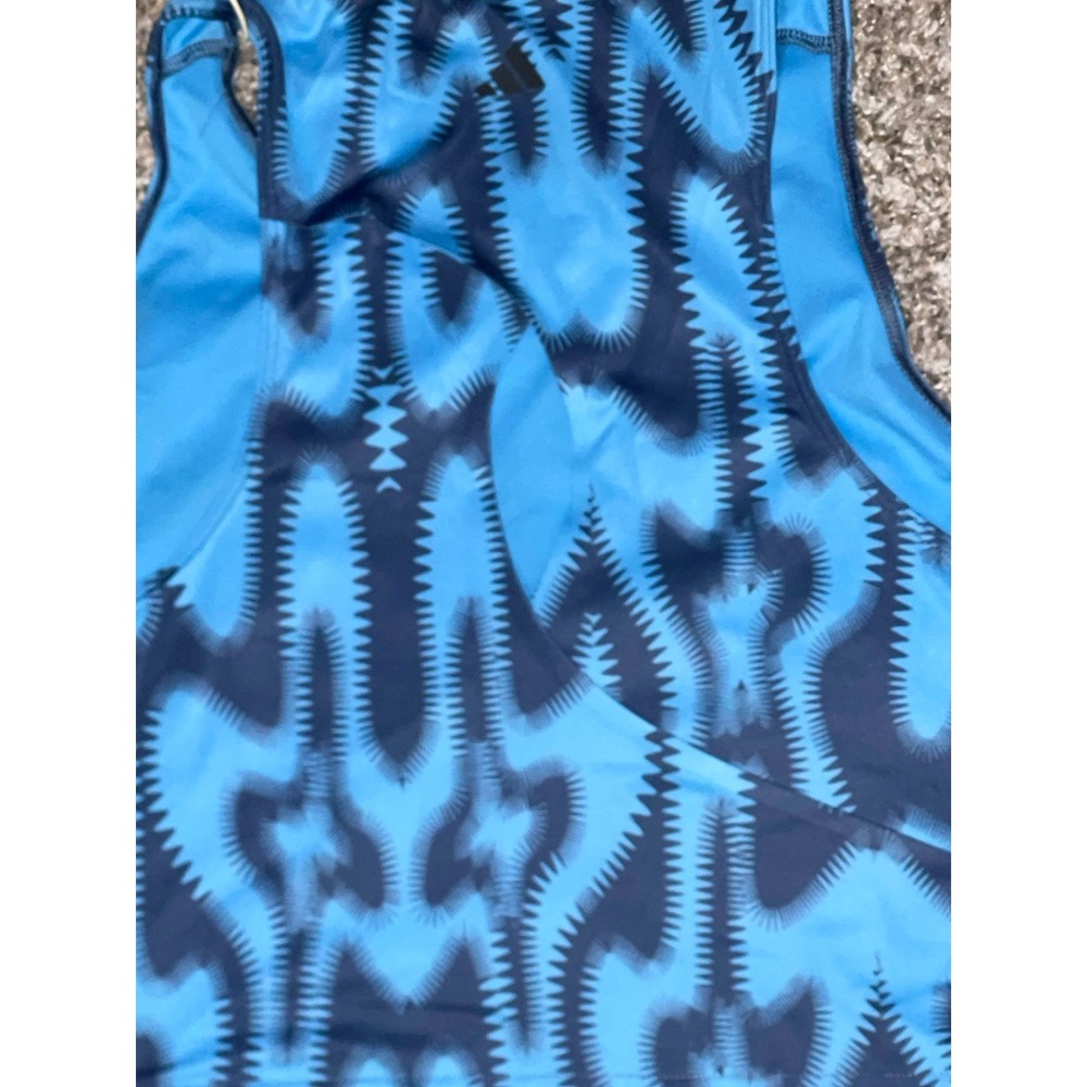 Adidas All Me AOP L Women's Performance Tight Fit Shorts & Short Tank/Bra Set XL - Picture 7 of 11